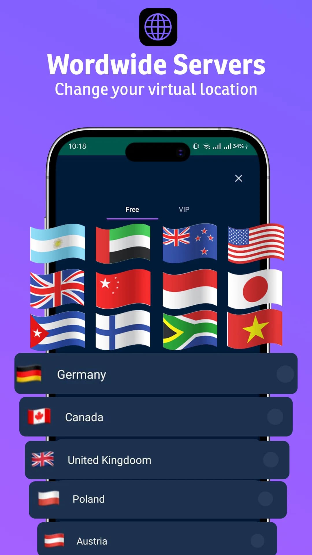 Tryme VPN مهكر — لقطة شاشة 3