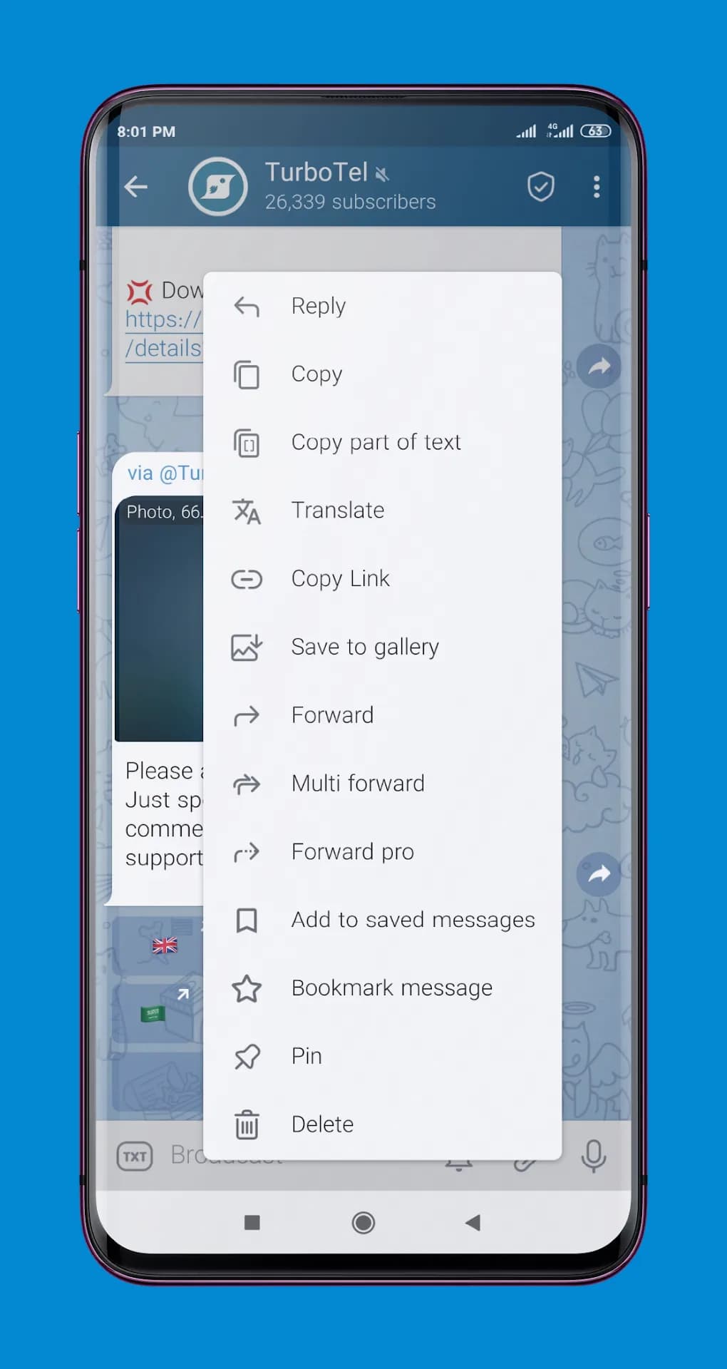 TurboTel Pro مهكر — لقطة شاشة 4