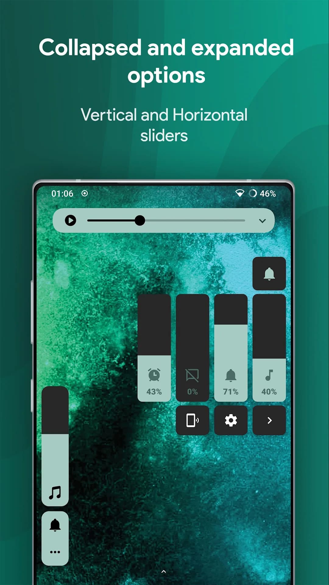 Ultra Volume Control Styles مهكر — لقطة شاشة 2