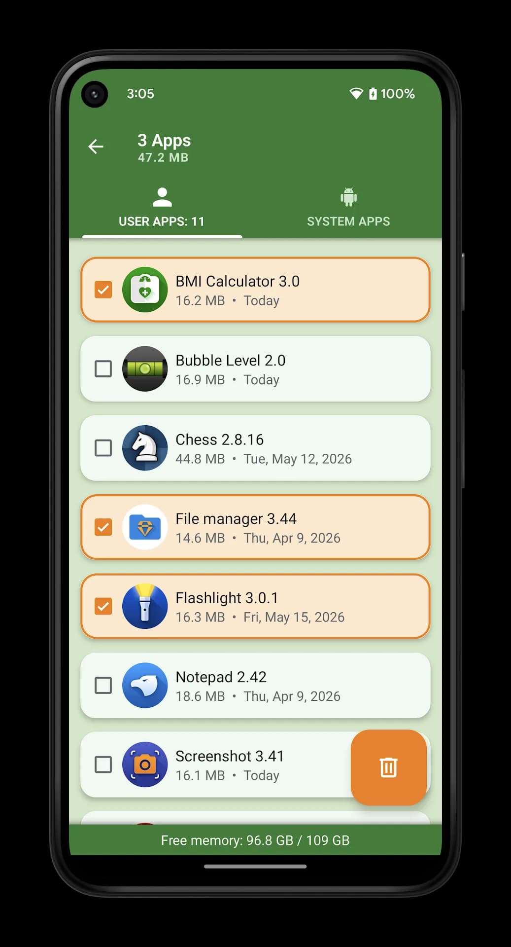 Uninstaller Pro مهكر — لقطة شاشة 3