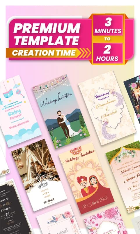 Video Invitation Maker مهكر — لقطة شاشة 6