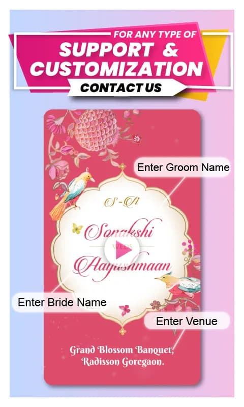 Video Invitation Maker مهكر — لقطة شاشة 8