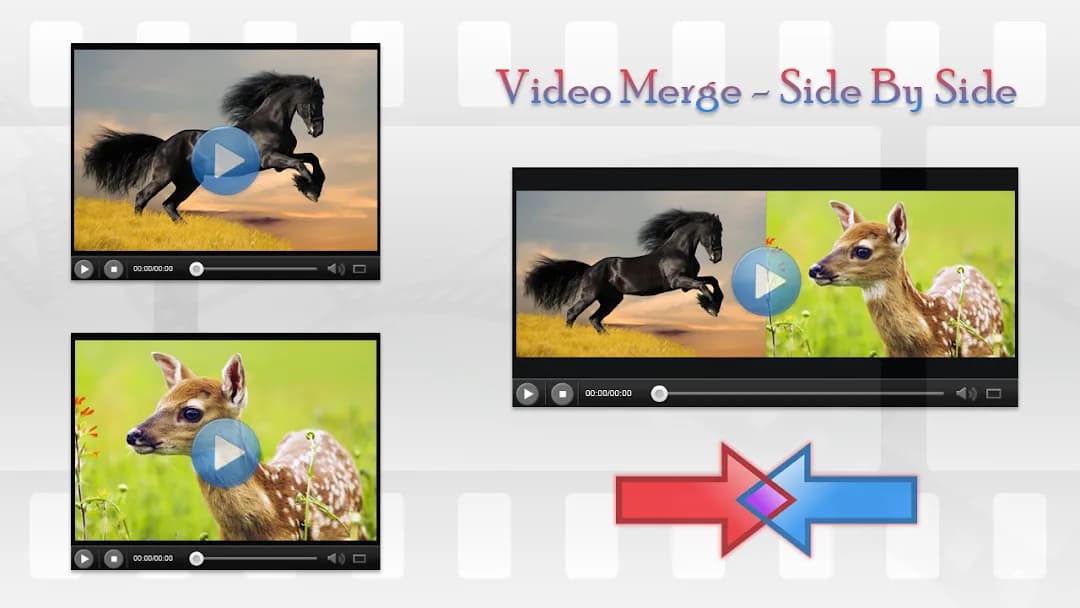 Video Merge مهكر — لقطة شاشة 1