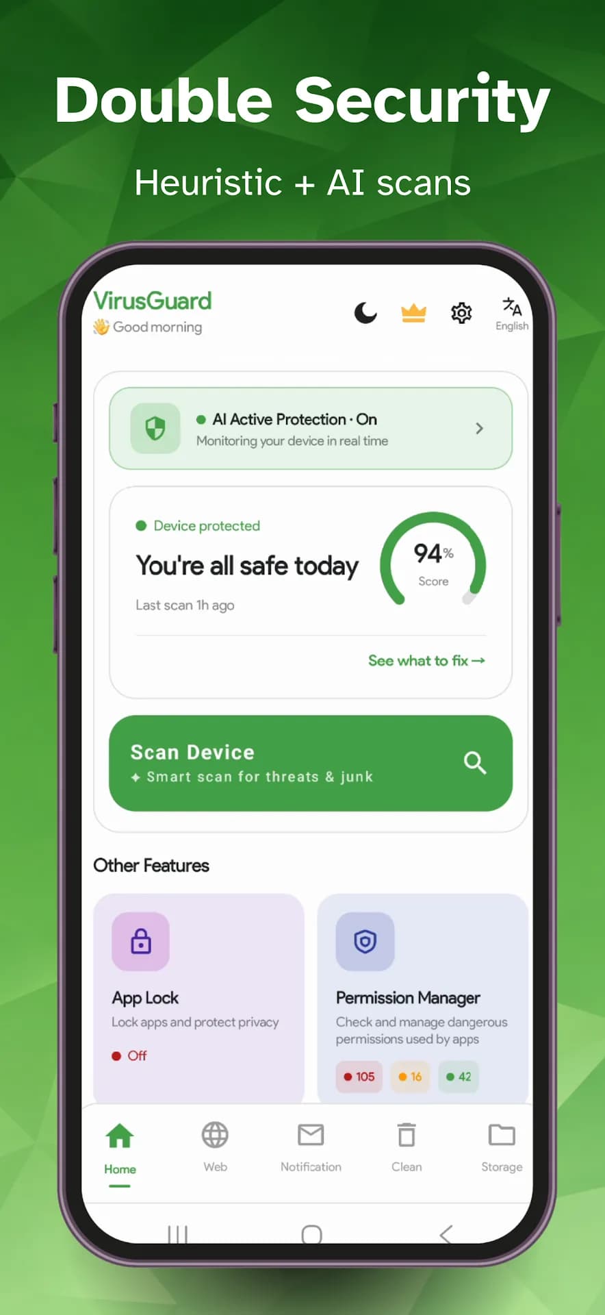 VirusGuard مهكر — لقطة شاشة 1
