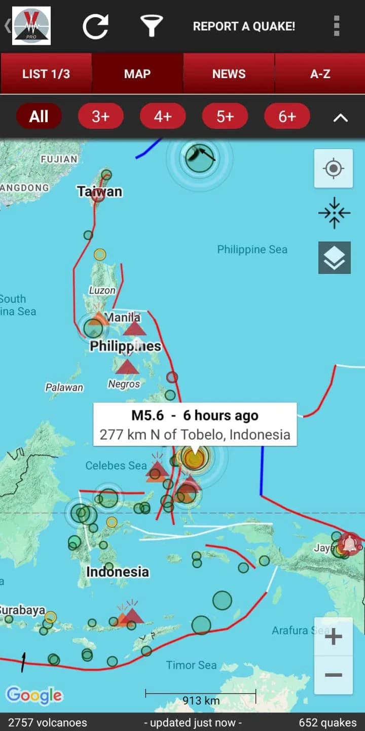 Volcanoes Earthquakes مهكر — لقطة شاشة 1