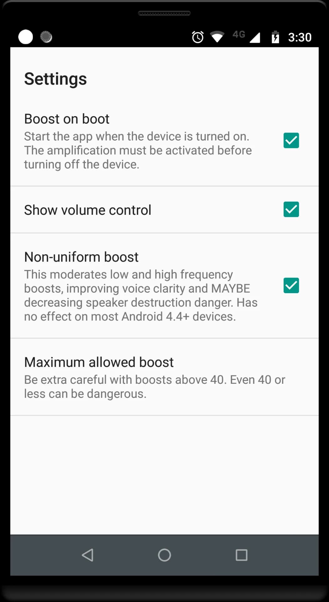 Volume Booster مهكر — لقطة شاشة 4