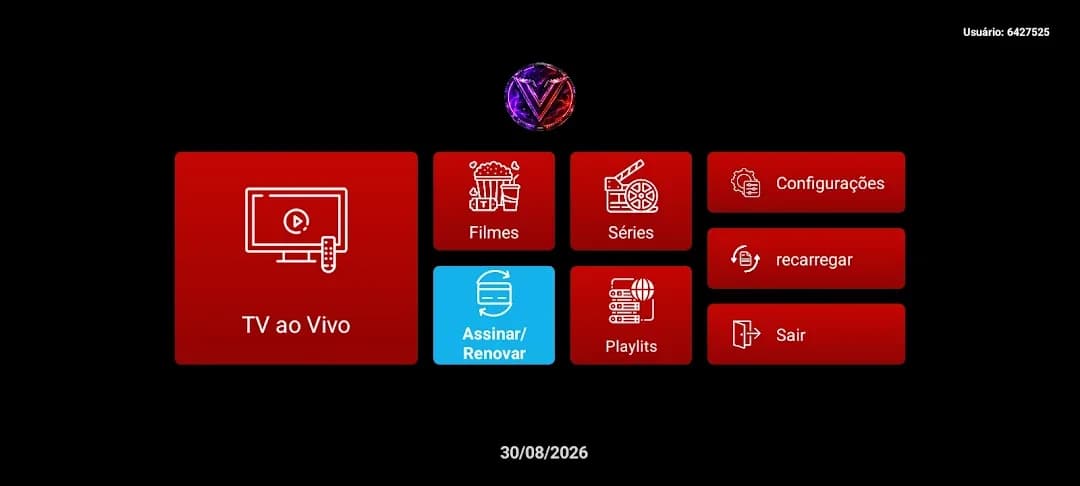 Vortex TV مهكر — لقطة شاشة 1