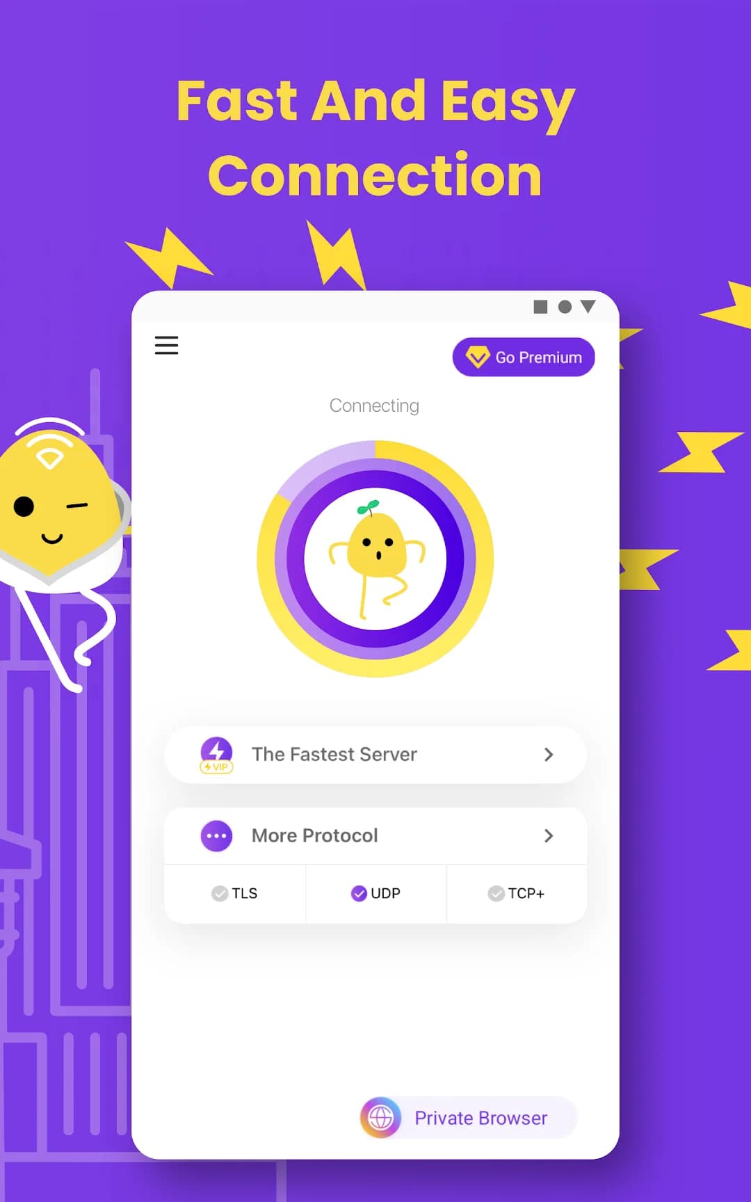 VPN PotatoVPN مهكر — لقطة شاشة 4