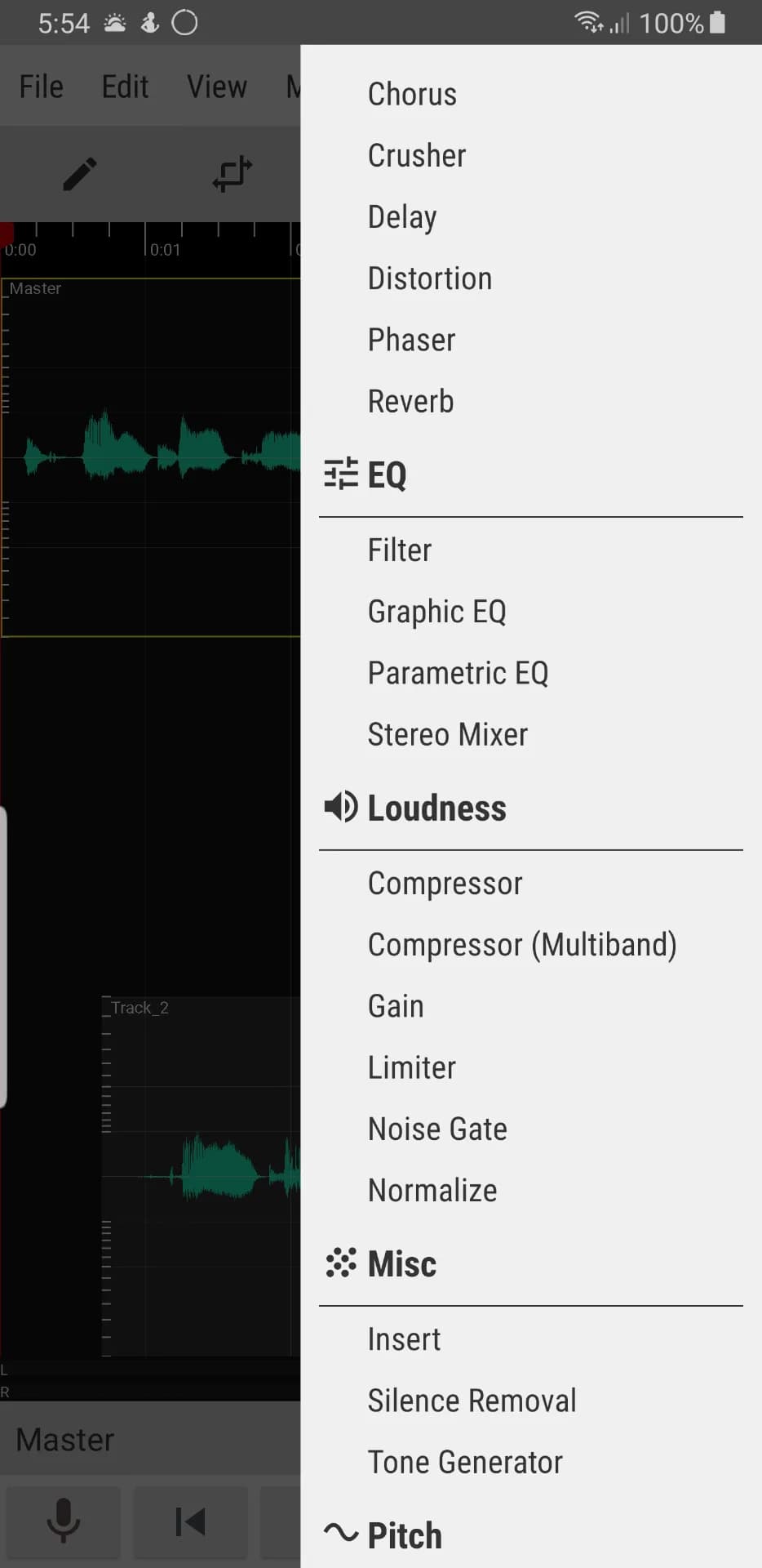 WaveEditor مهكر — لقطة شاشة 5