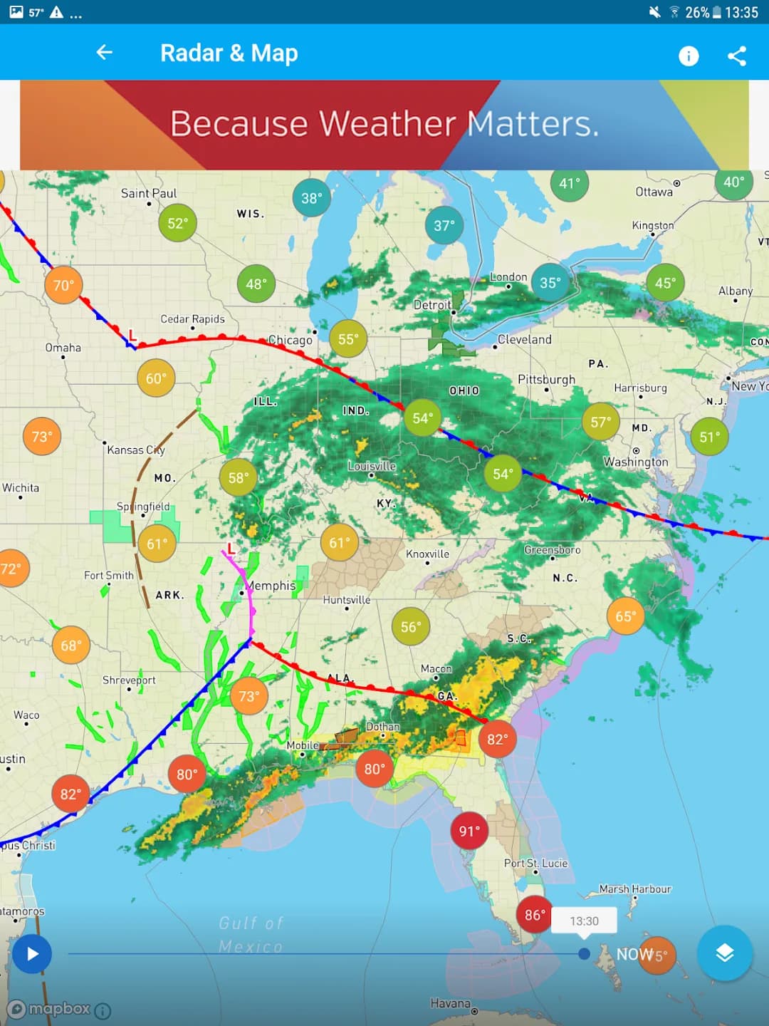 Weather Underground مهكر — لقطة شاشة 7