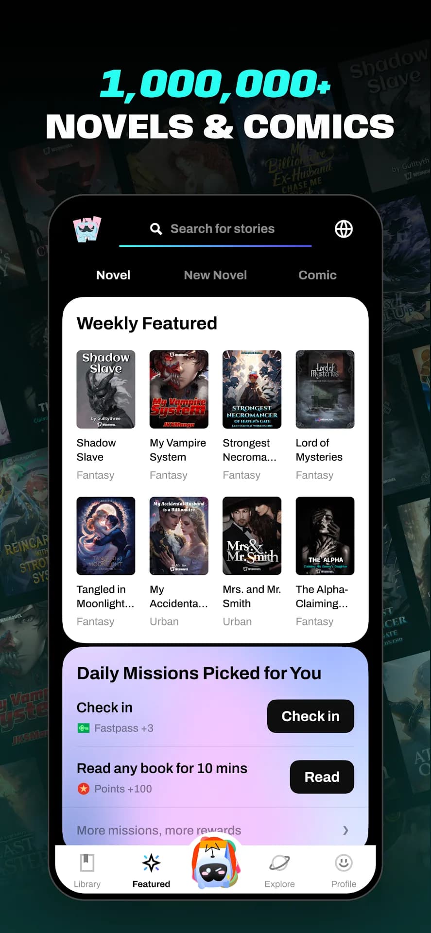 WebNovel مهكر — لقطة شاشة 4