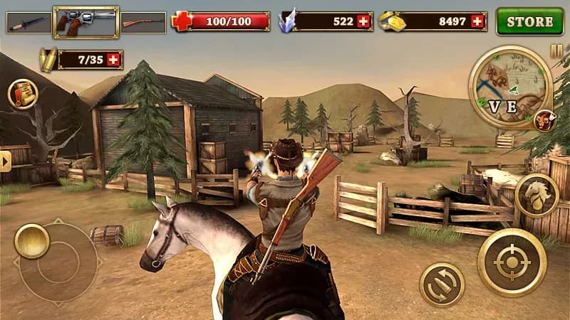 West Gunfighter مهكرة — لقطة شاشة 1