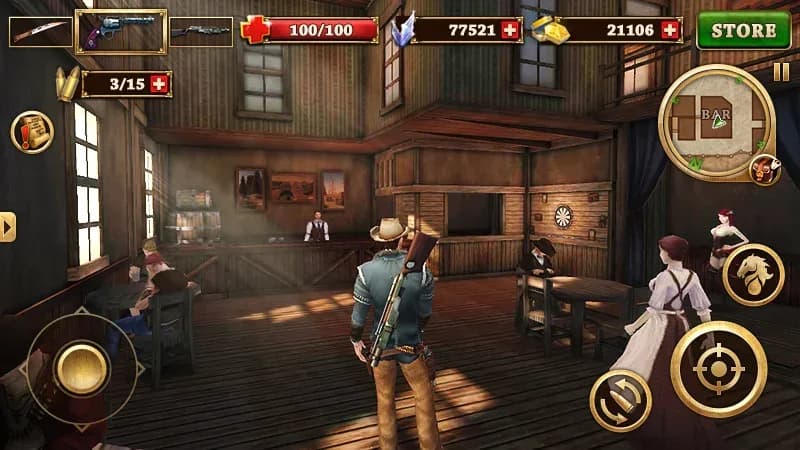 West Gunfighter مهكرة — لقطة شاشة 5