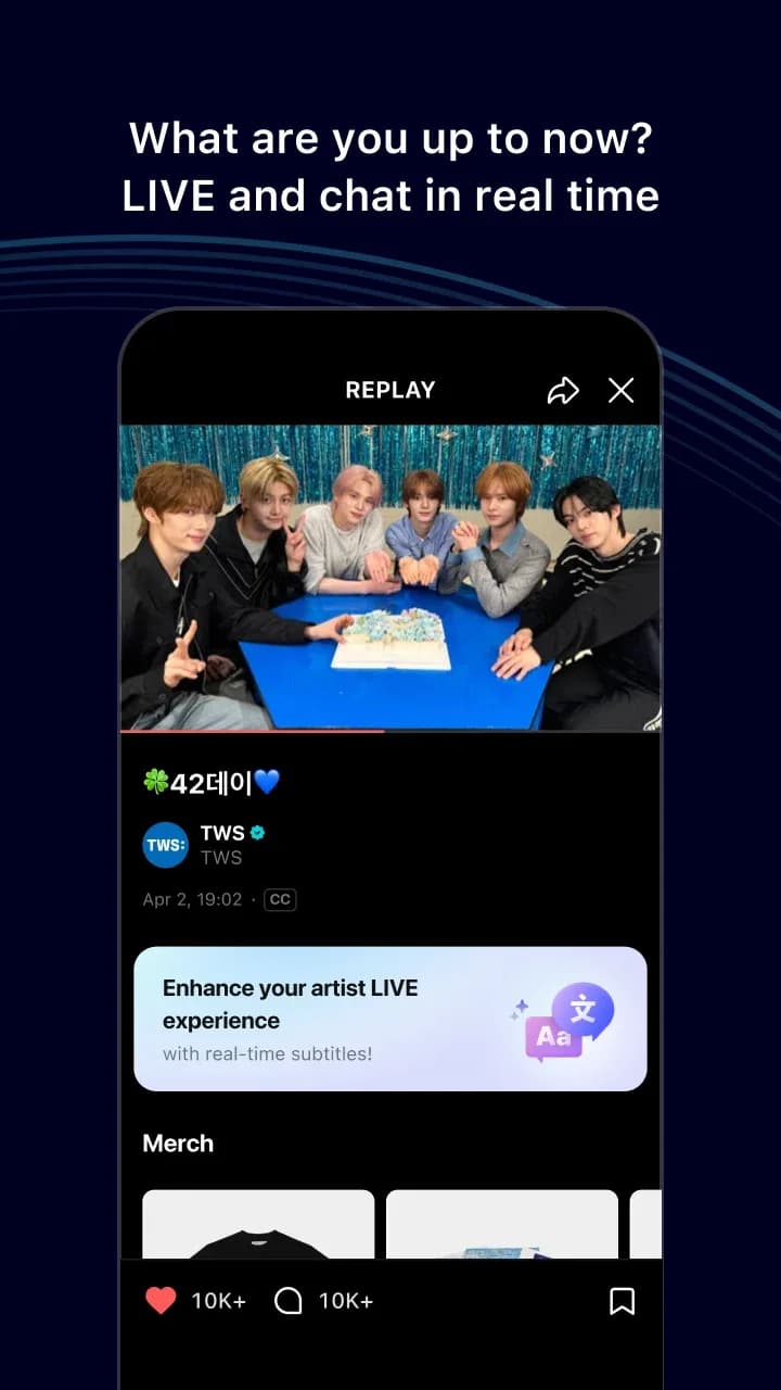 Weverse مهكر — لقطة شاشة 3