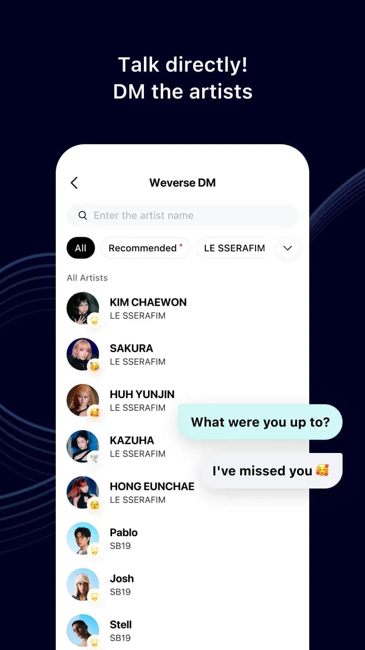 Weverse مهكر — لقطة شاشة 5