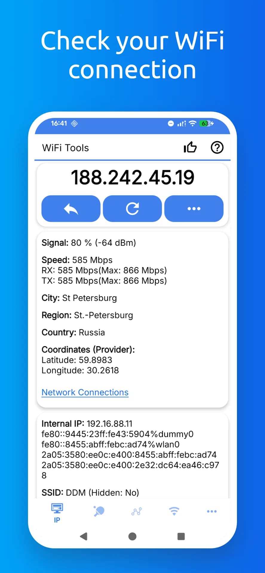 WiFi Tools مهكر — لقطة شاشة 1