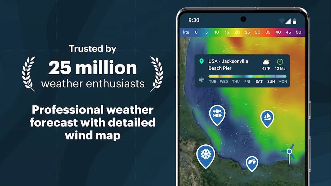 Windy App مهكر — لقطة شاشة 1