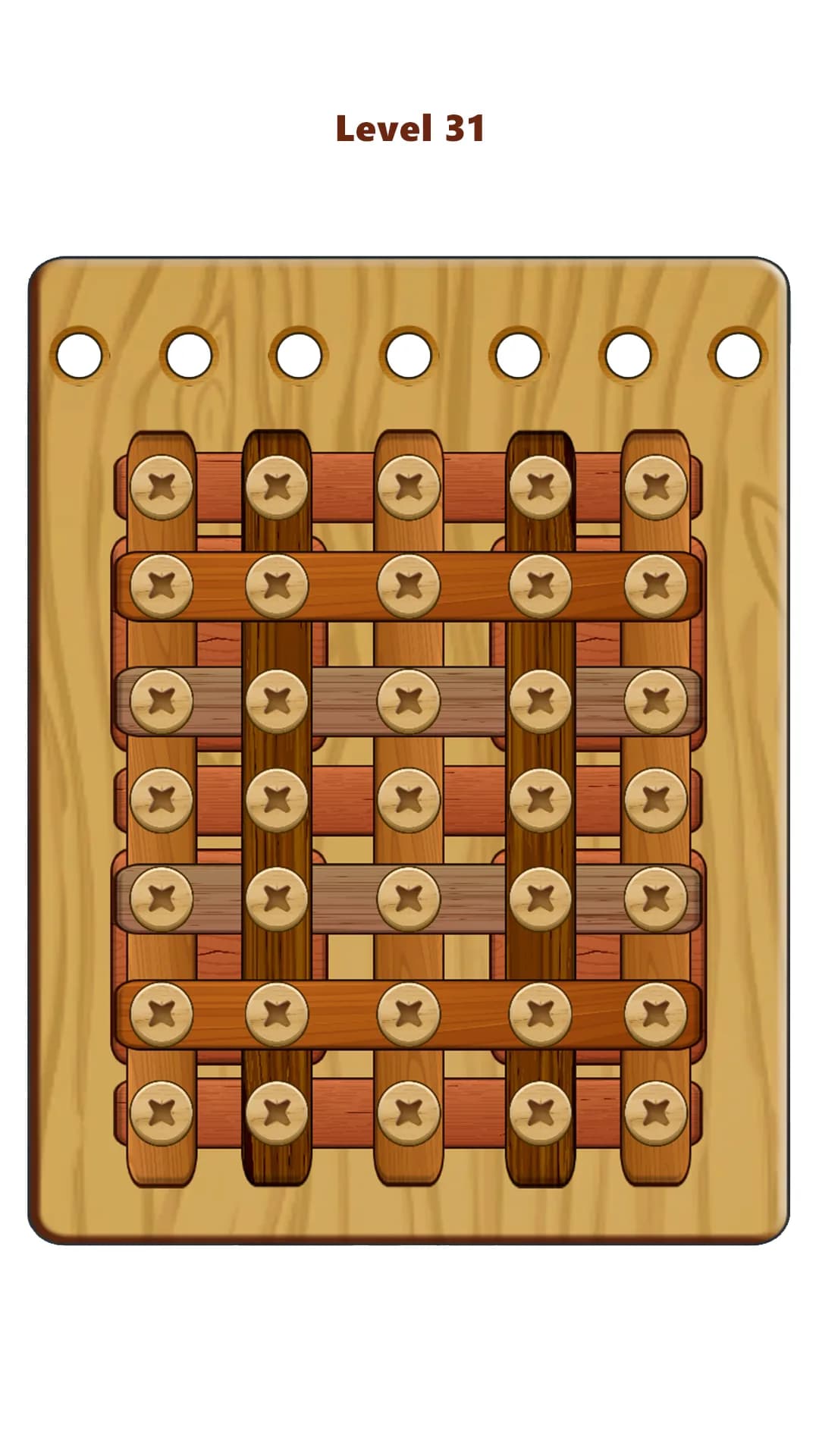 Wood Nuts Bolts Puzzle مهكرة — لقطة شاشة 3