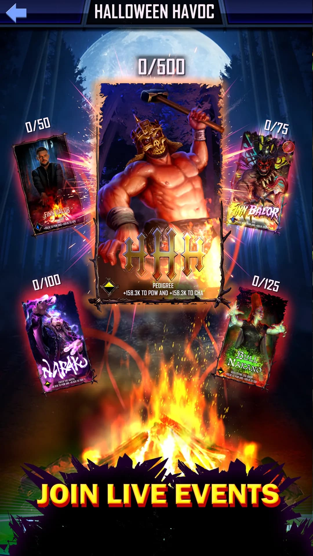 WWE SuperCard مهكرة — لقطة شاشة 1