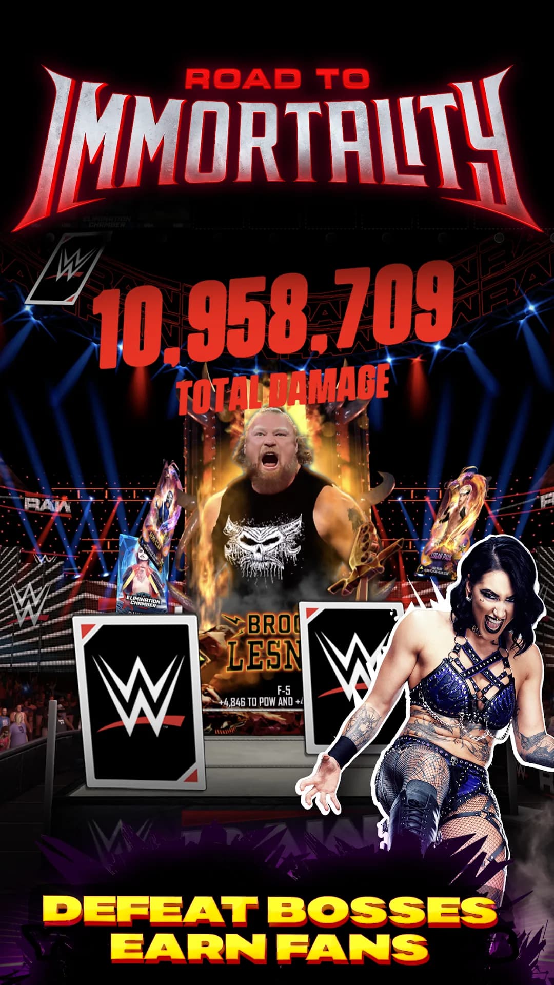 WWE SuperCard مهكرة — لقطة شاشة 4