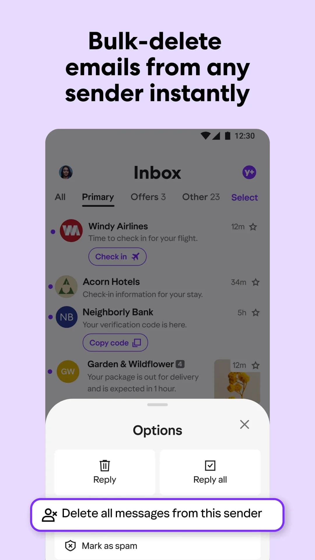 Yahoo Mail مهكر — لقطة شاشة 7