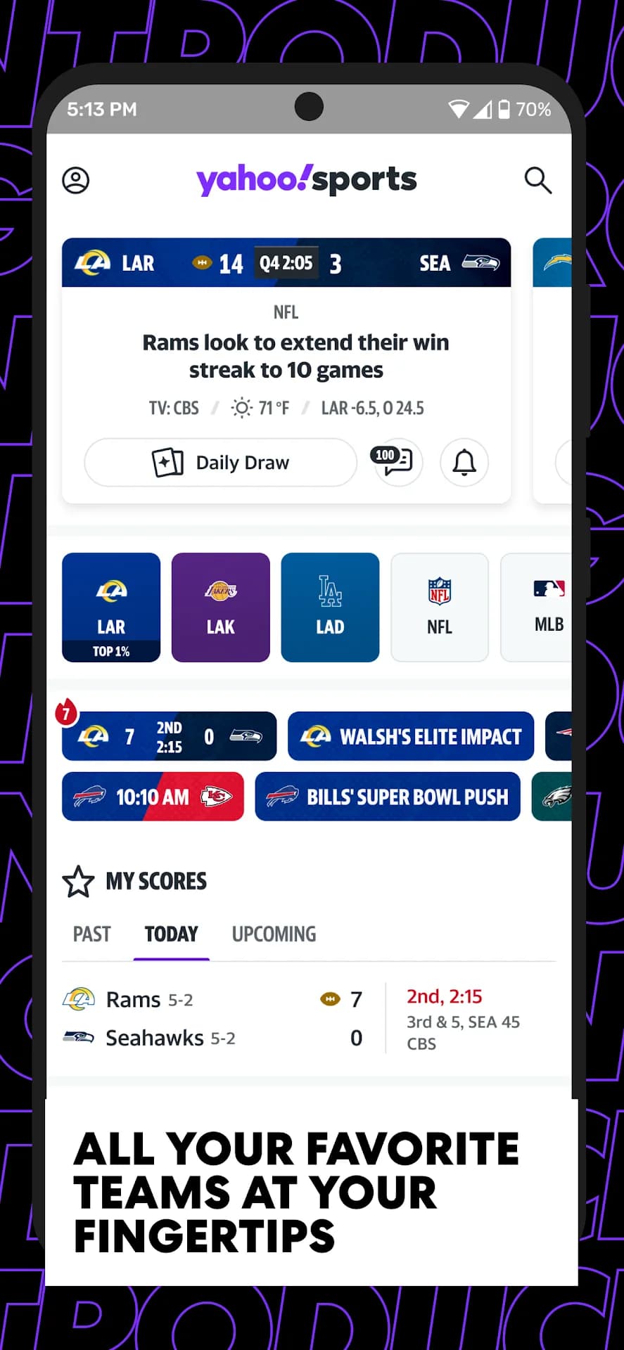 Yahoo Sports مهكر — لقطة شاشة 7