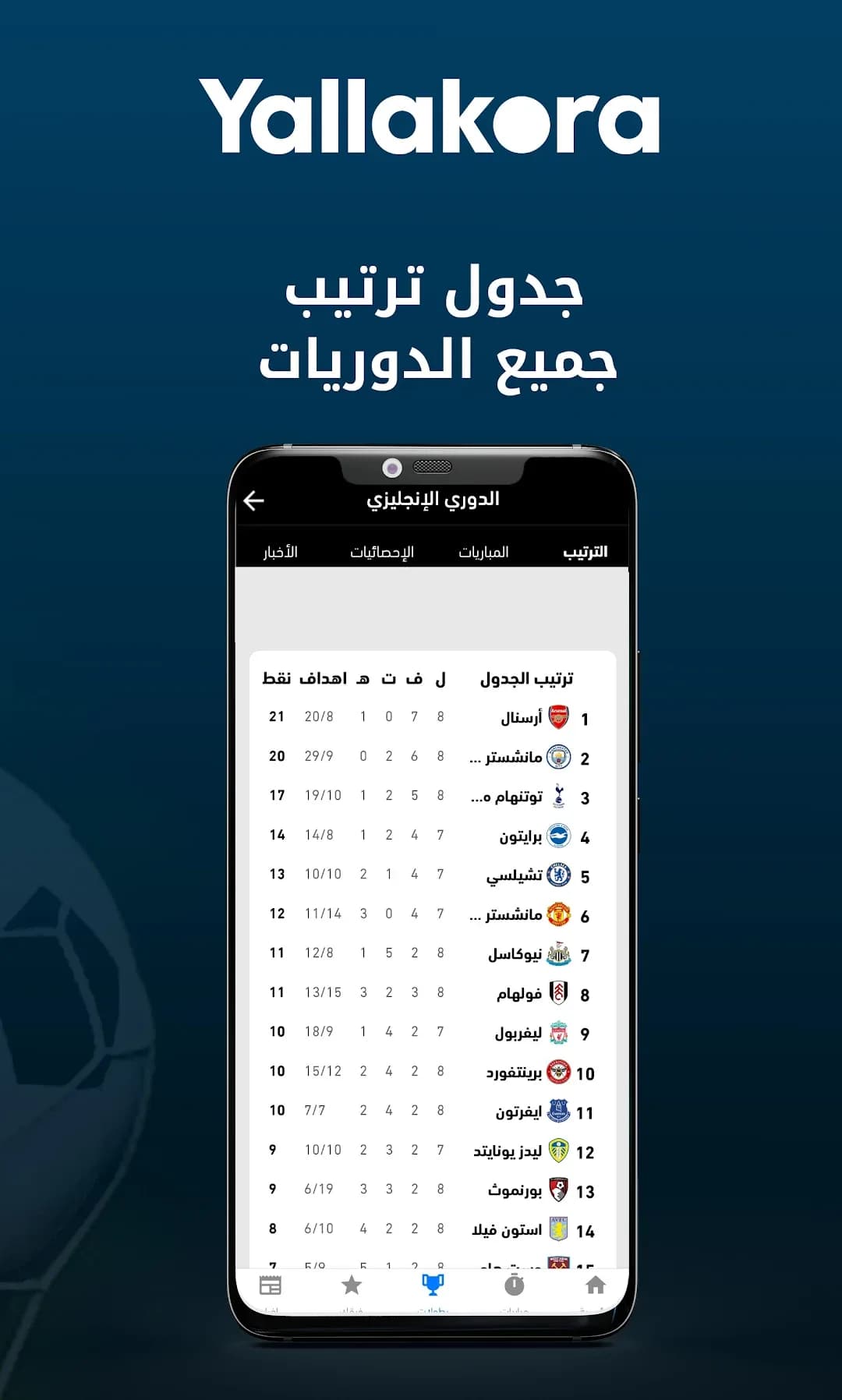 Yallakora مهكر — لقطة شاشة 8