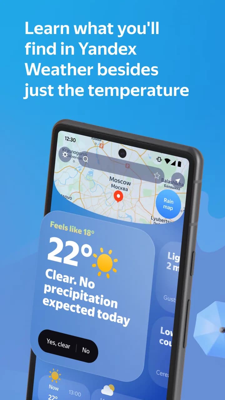 Yandex.Weather مهكر — لقطة شاشة 1