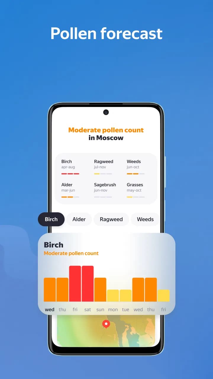 Yandex.Weather مهكر — لقطة شاشة 3