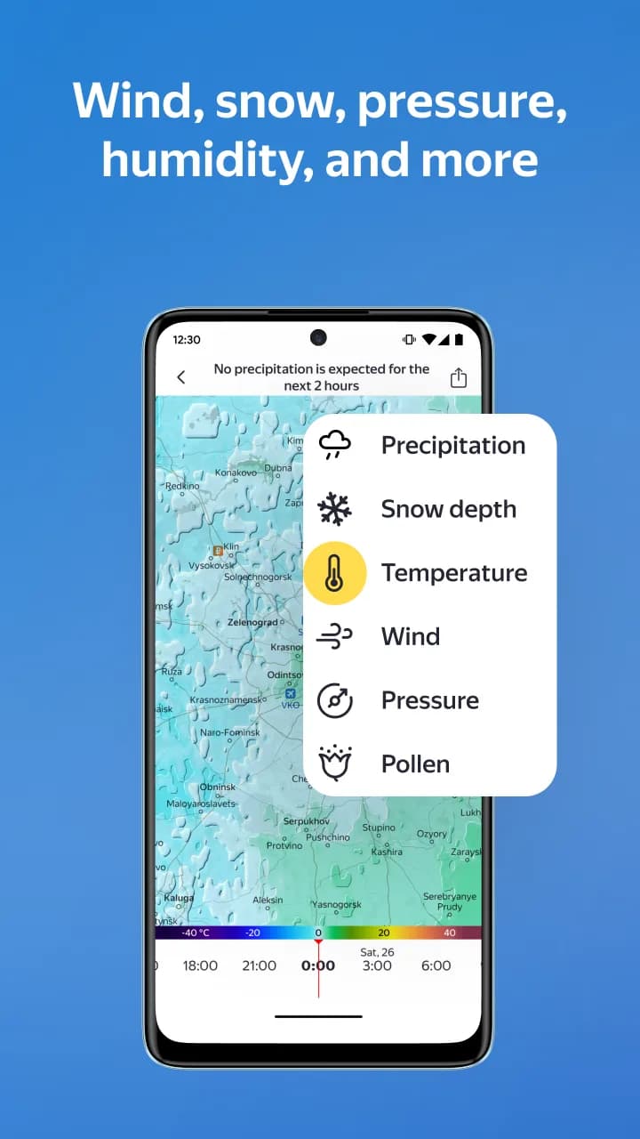Yandex.Weather مهكر — لقطة شاشة 4