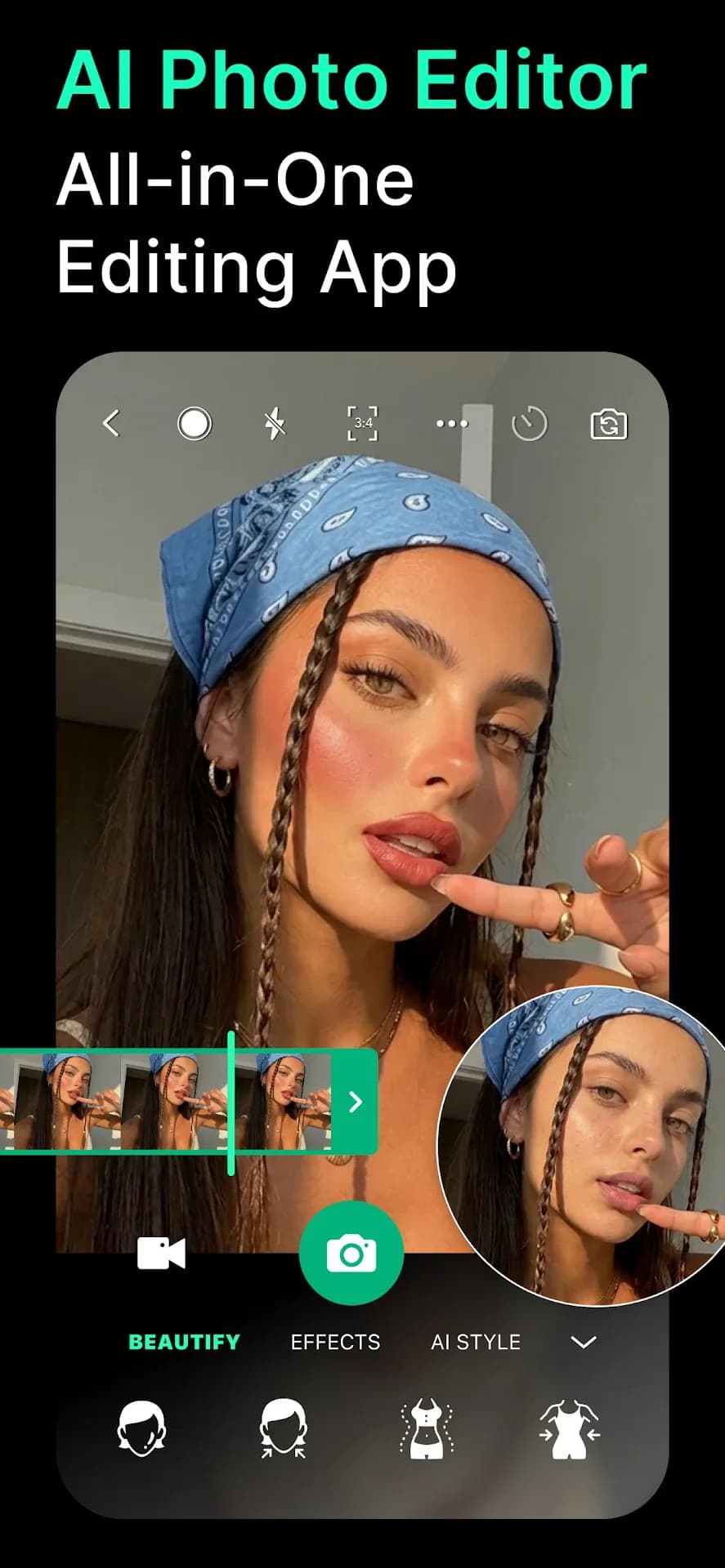 YouCam Perfect مهكر — لقطة شاشة 1
