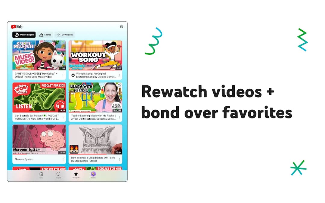 YouTube Kids مهكر — لقطة شاشة 7