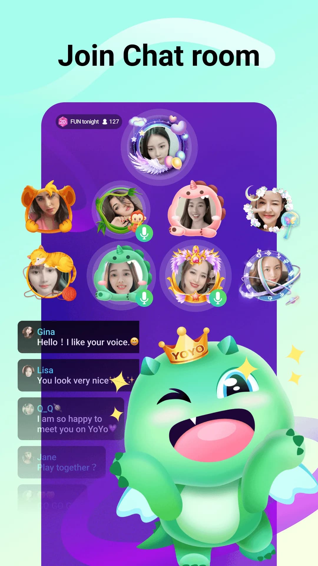 Yoyo Chat مهكر — لقطة شاشة 1