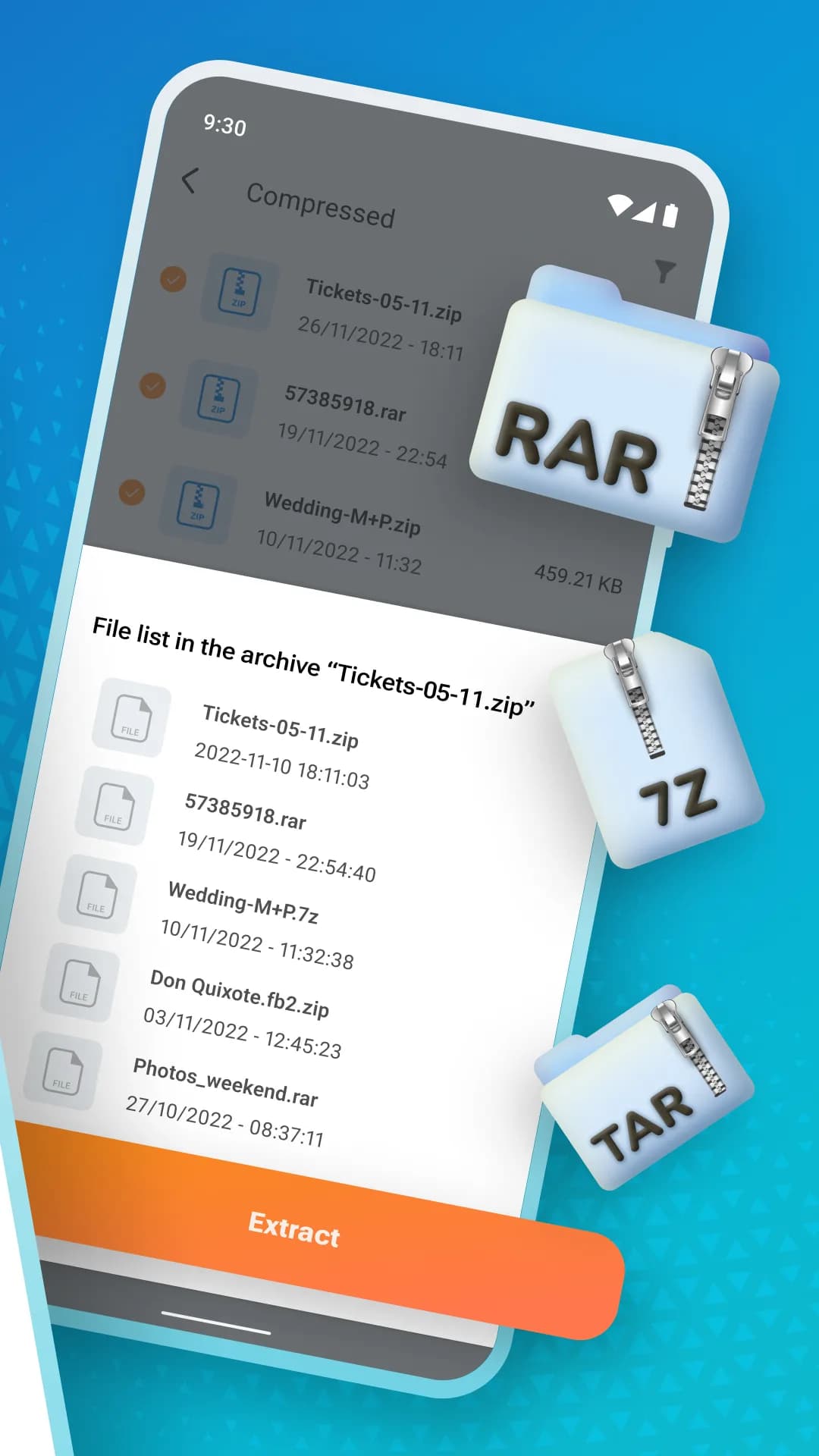 Zip Extractor مهكر — لقطة شاشة 5