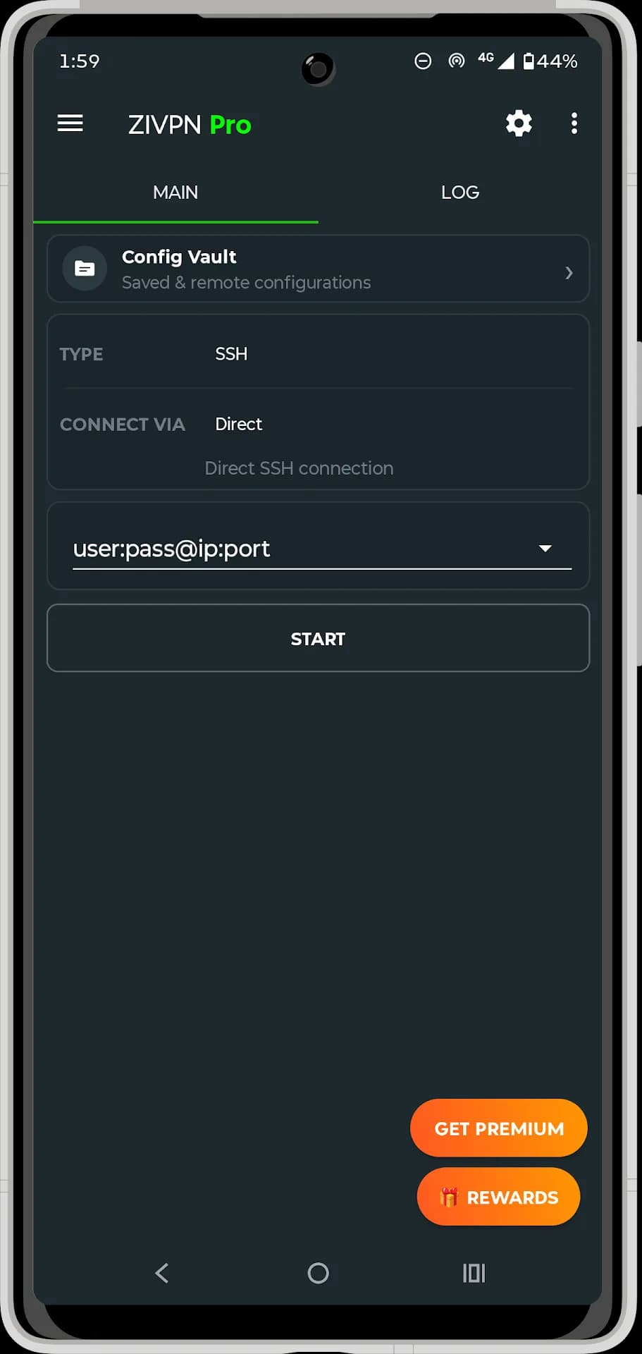 ZIVPN Tunnel مهكر — لقطة شاشة 1