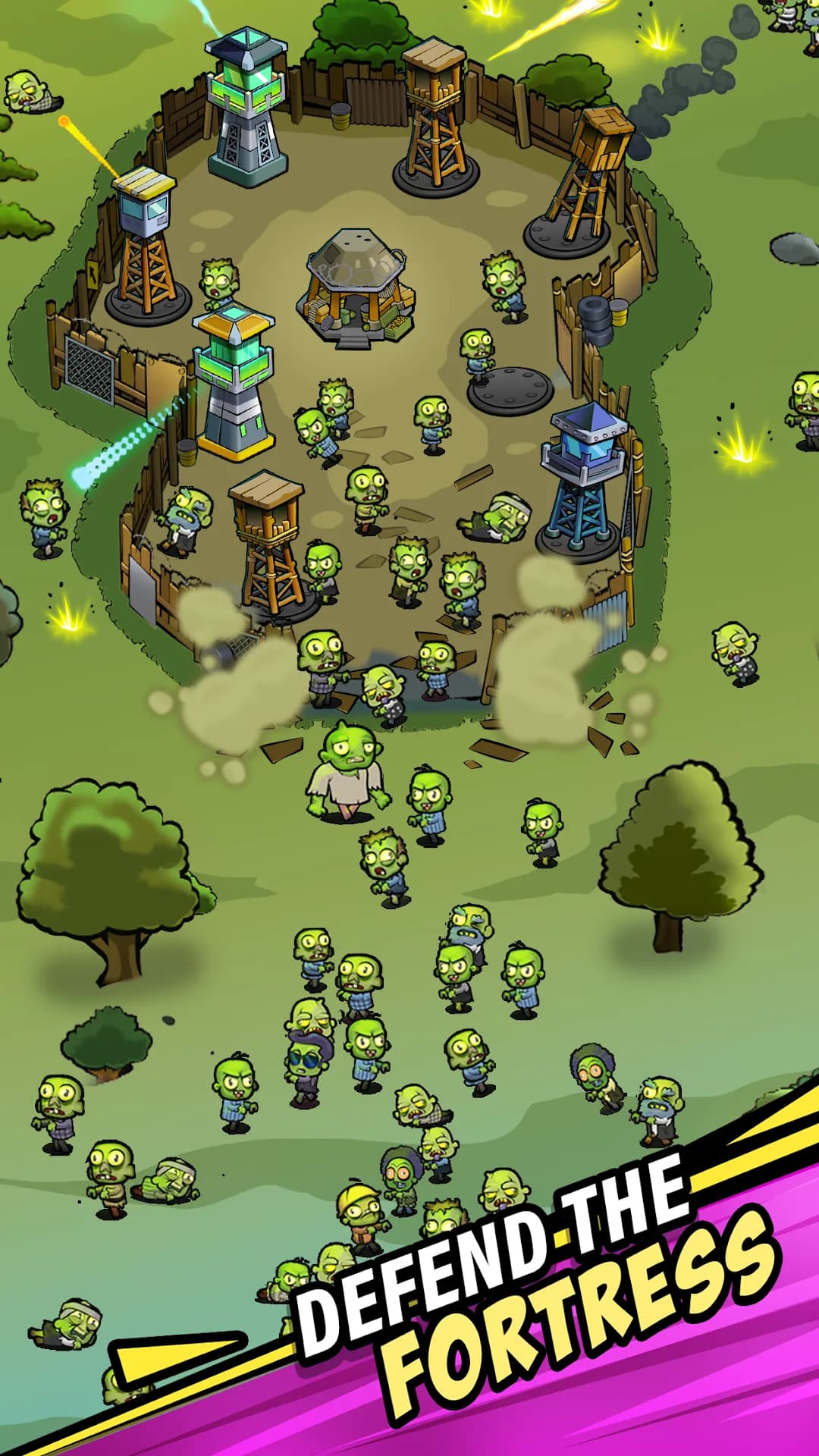 Zombie Towers مهكرة — لقطة شاشة 2