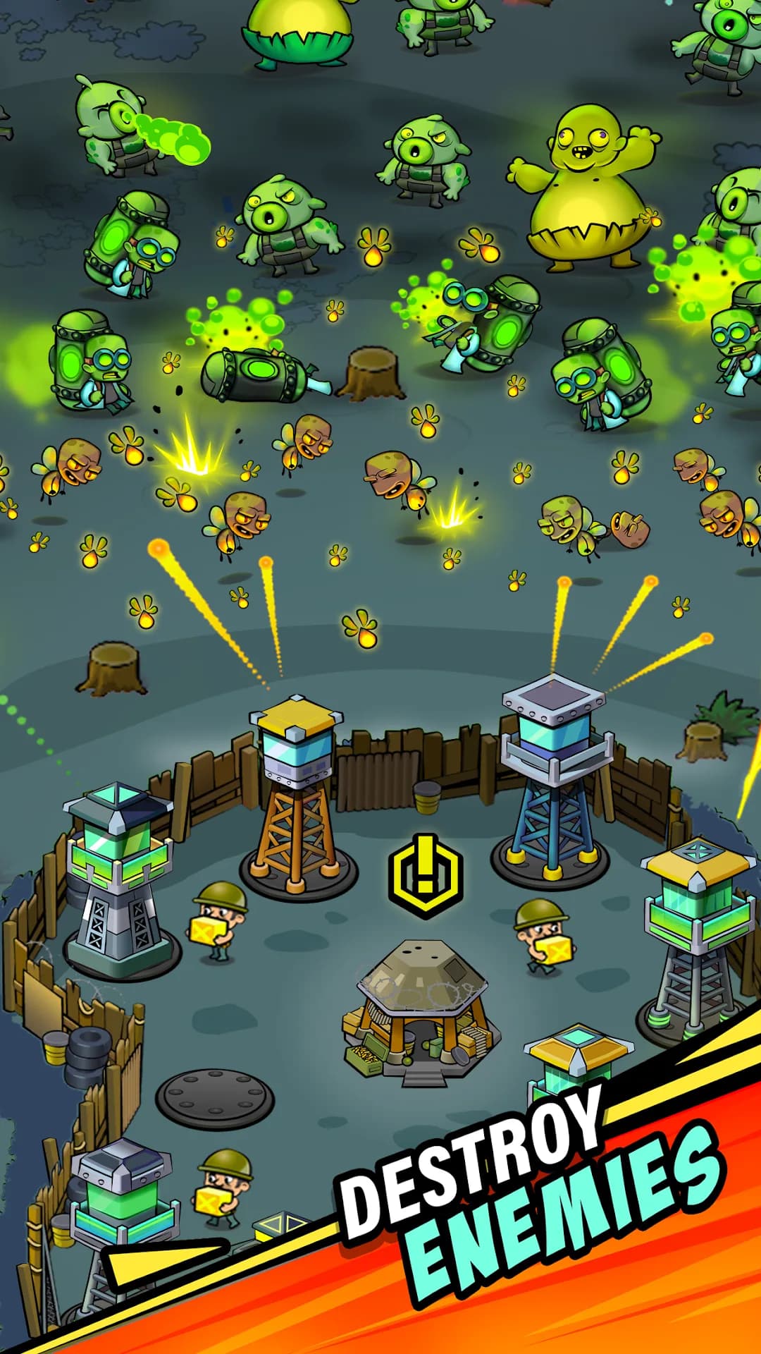 Zombie Towers مهكرة — لقطة شاشة 4