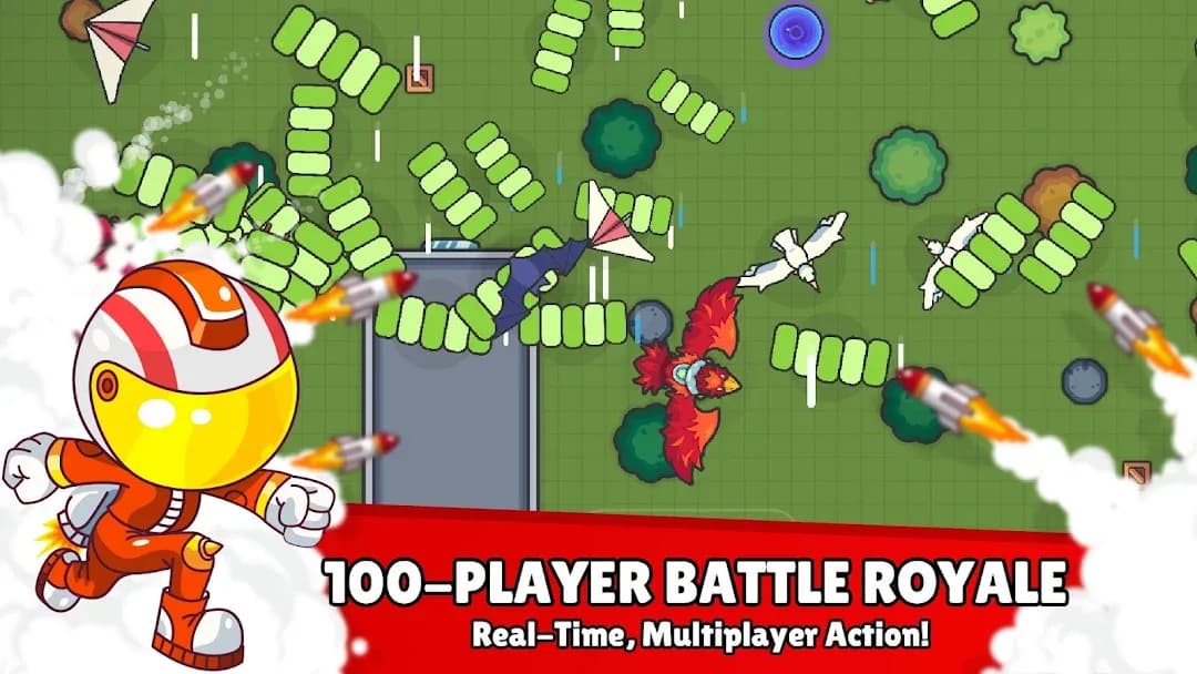 ZombsRoyale.io مهكرة — لقطة شاشة 2