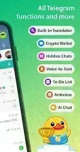 iMe AI Messenger for Telegram مهكر — لقطة شاشة 5