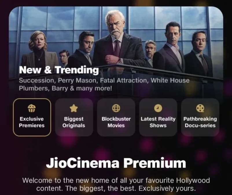 Jio Cinema مهكر — لقطة شاشة 6