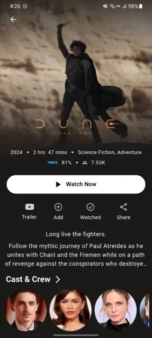 MerlMovie مهكر — لقطة شاشة 3