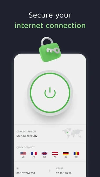 Private Internet Access VPN مهكر — لقطة شاشة 3