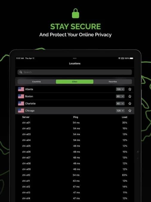 IPVanish مهكر — لقطة شاشة 3