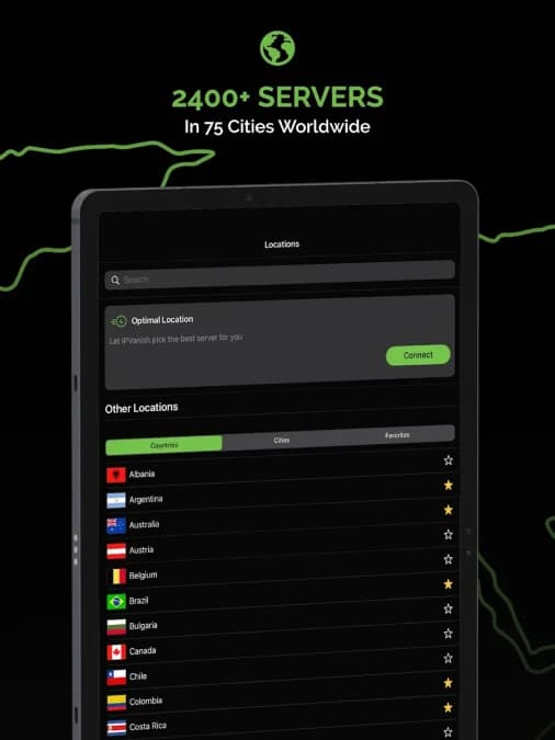 IPVanish مهكر — لقطة شاشة 4