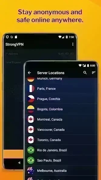 StrongVPN مهكر — لقطة شاشة 2
