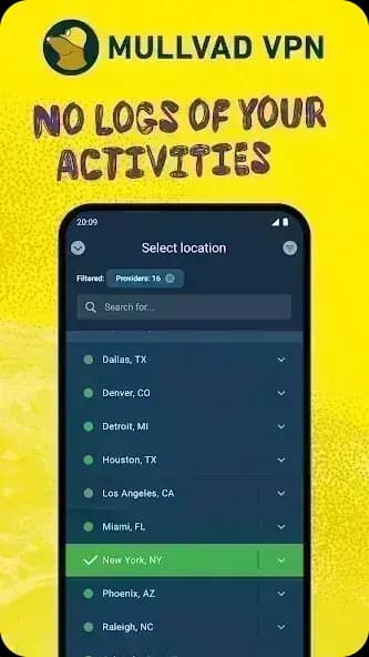 Mullvad VPN مهكر — لقطة شاشة 4