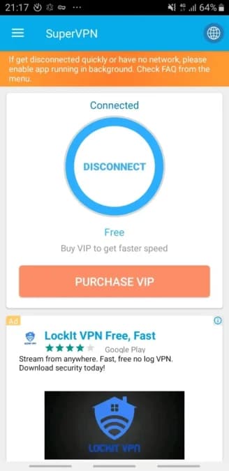 SuperVPN مهكر — لقطة شاشة 7