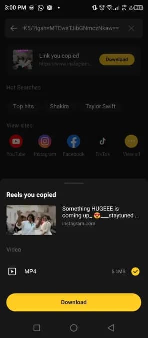 Snaptube VIP مهكر — لقطة شاشة 2
