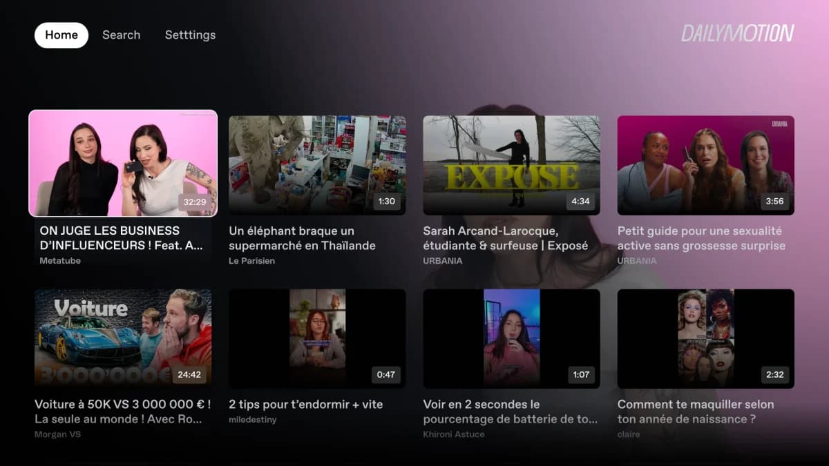 Dailymotion مهكر — لقطة شاشة 3