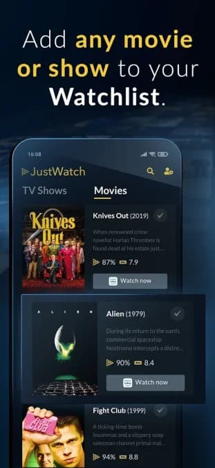 JustWatch مهكر — لقطة شاشة 7